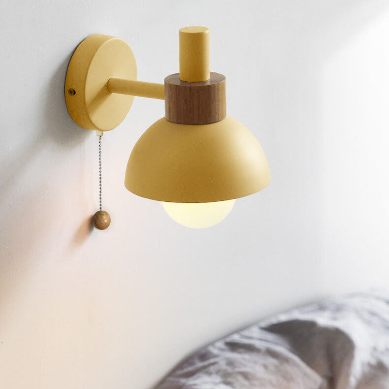 Vibrant Sphere Wall Light | Elegant Iron and Glass Fixture