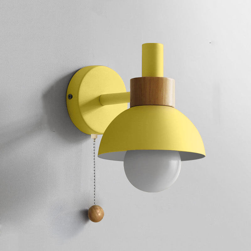 Vibrant Sphere Wall Light | Elegant Iron and Glass Fixture