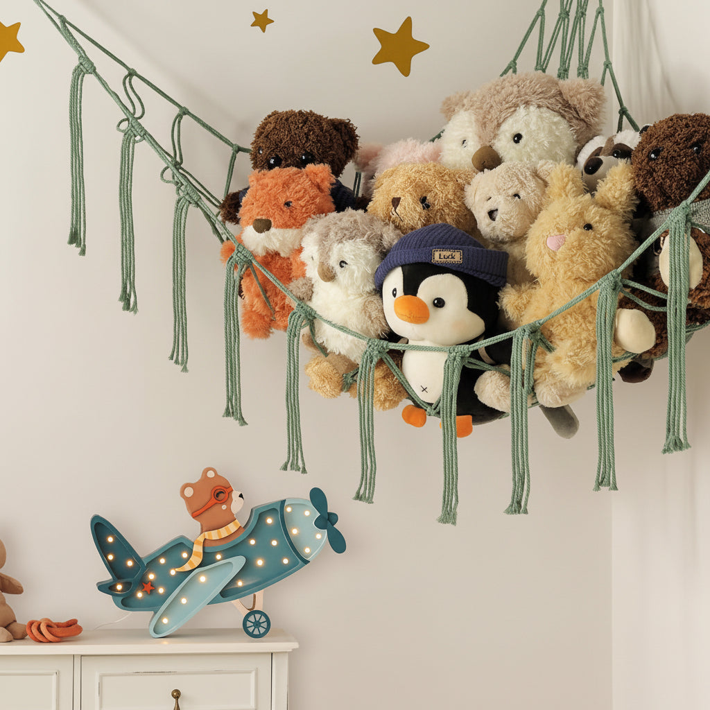 Chic Hanging Toy Organizer for Kids' Spaces | Durable & Stylish