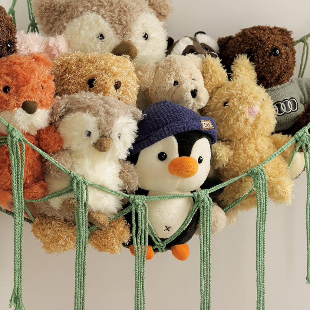 Chic Hanging Toy Organizer for Kids' Spaces | Durable & Stylish