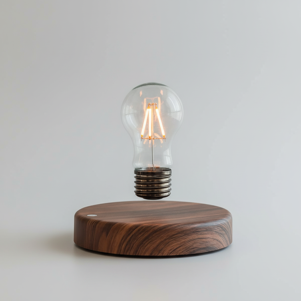 Levitation Table Lamp with Magnetic Base
