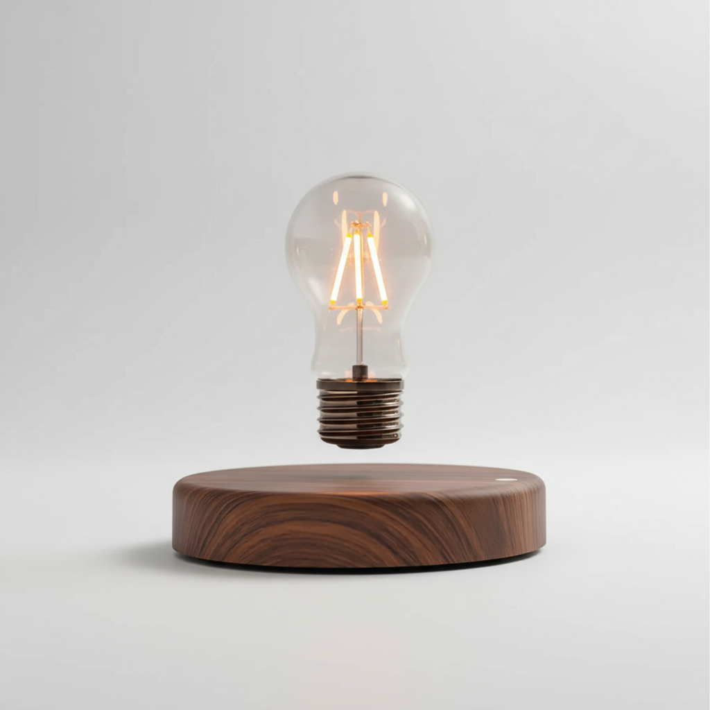 Levitation Table Lamp with Magnetic Base