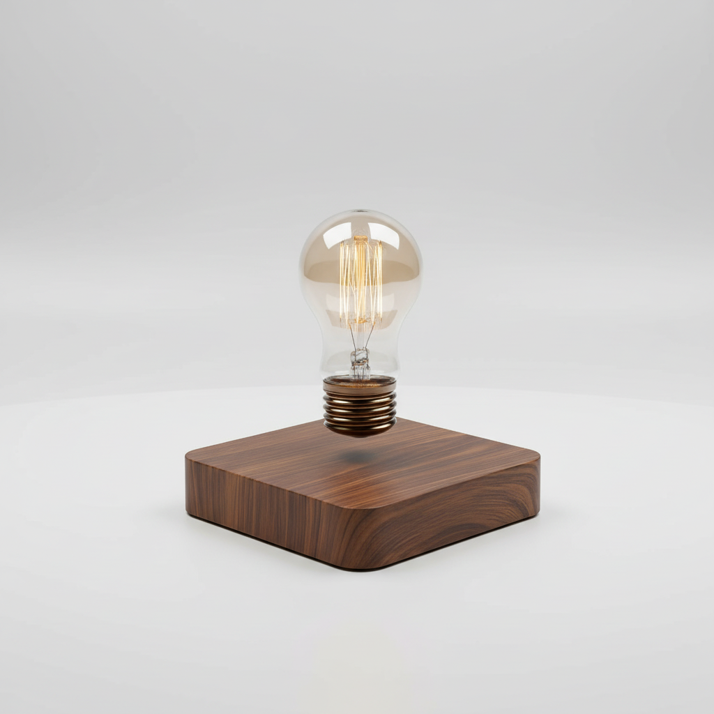 Levitation Table Lamp with Magnetic Base