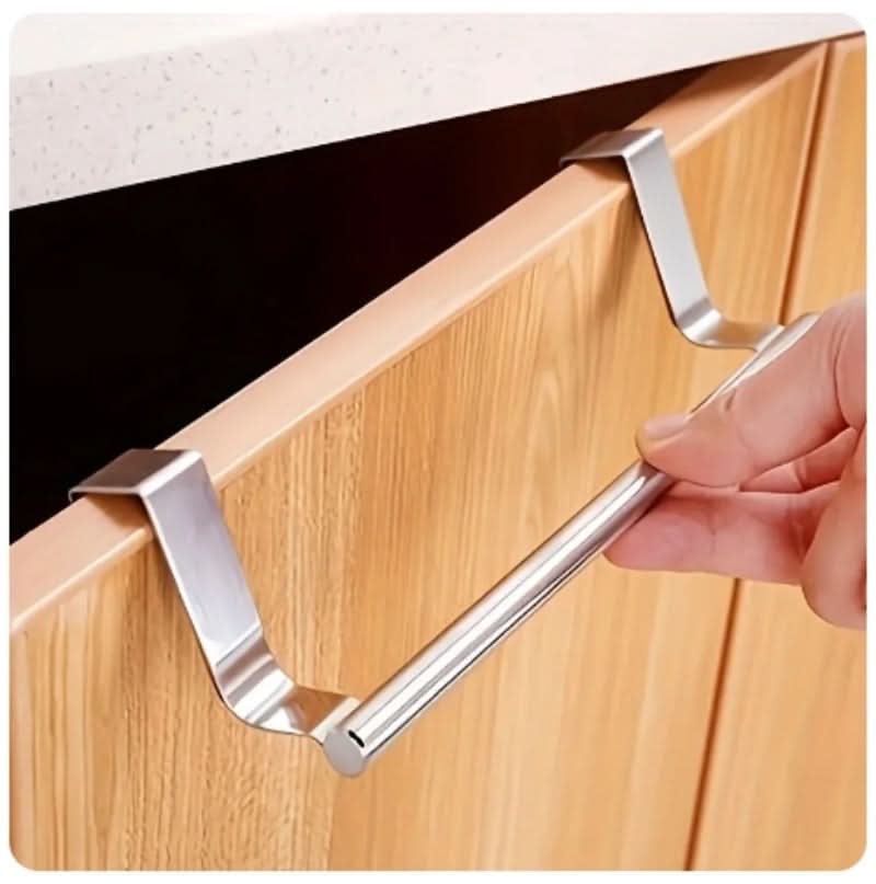 Space-Saving Towel Rack – Stainless Steel Over-Door Solution