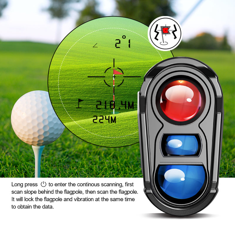 PrecisionPro – Ultimate Golf Laser Distance Finder with Slope Adjustment