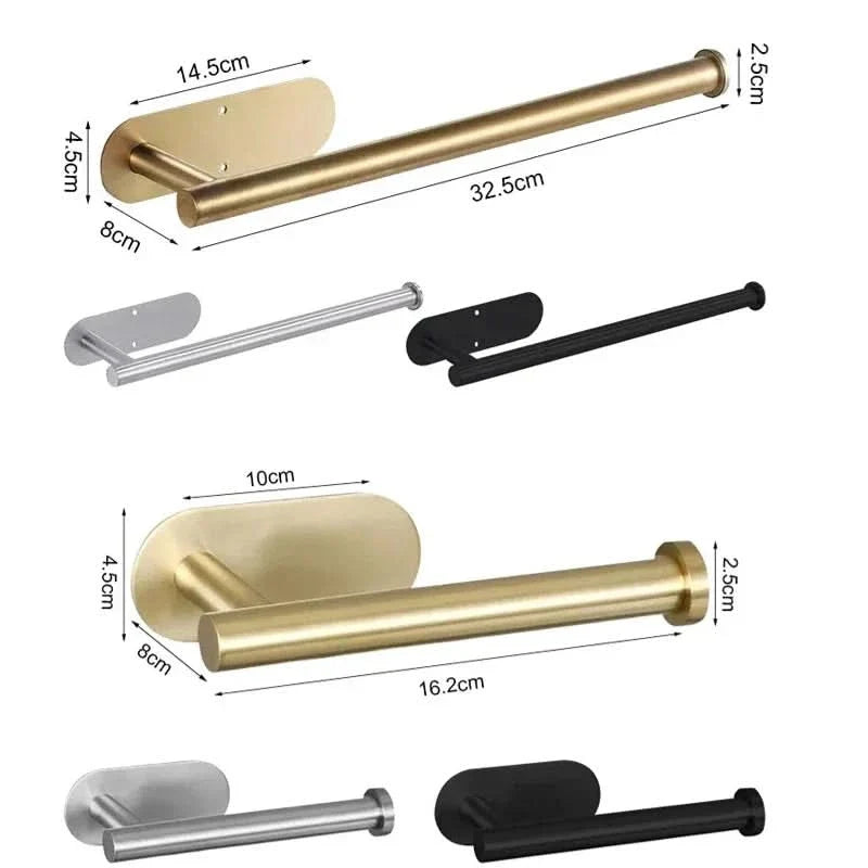 Sleek Stainless Steel Paper Towel Holder for Efficient Spaces