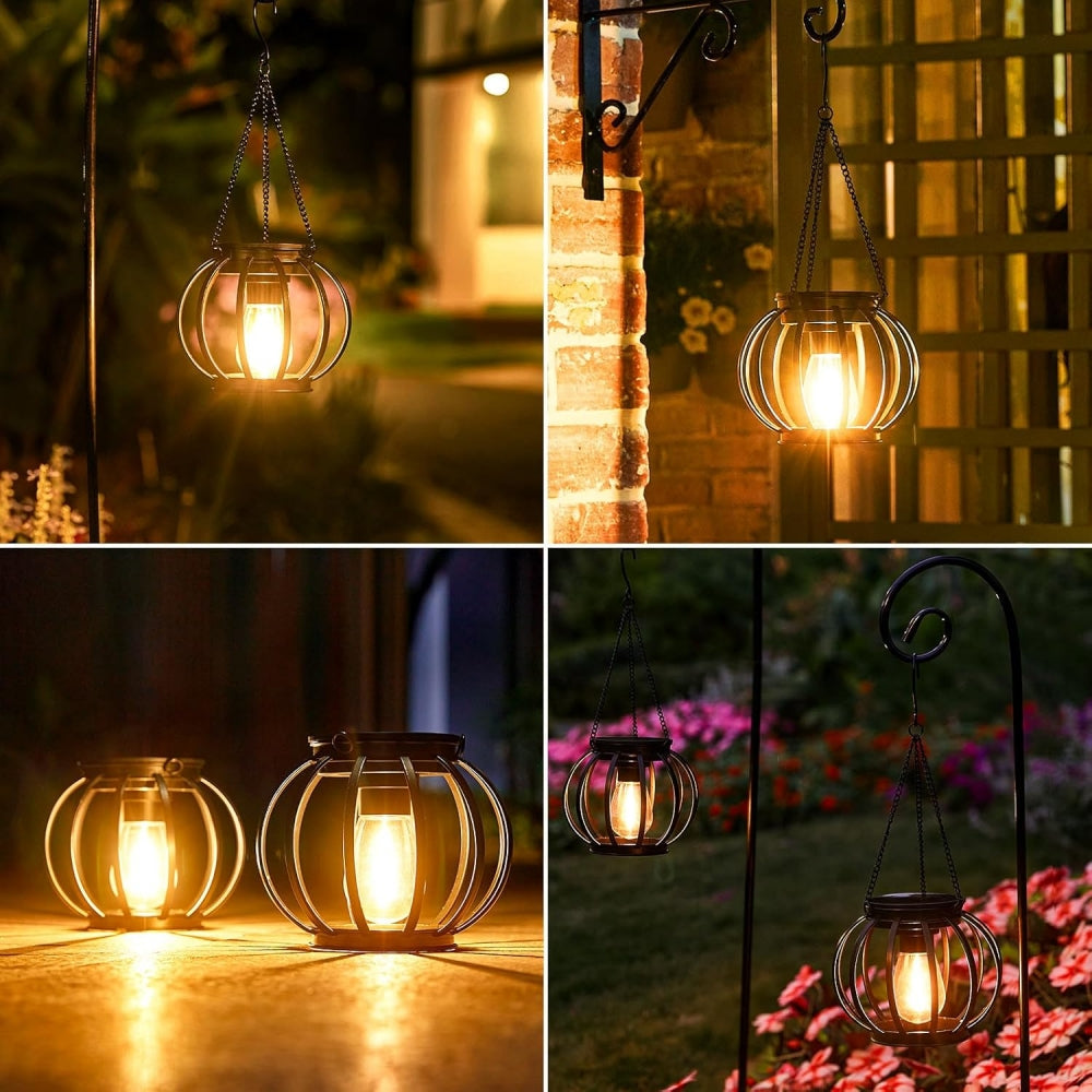 LumoSphere – Solar-Powered Hanging Garden Light