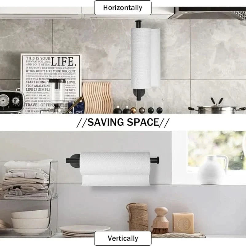 Sleek Stainless Steel Paper Towel Holder for Efficient Spaces