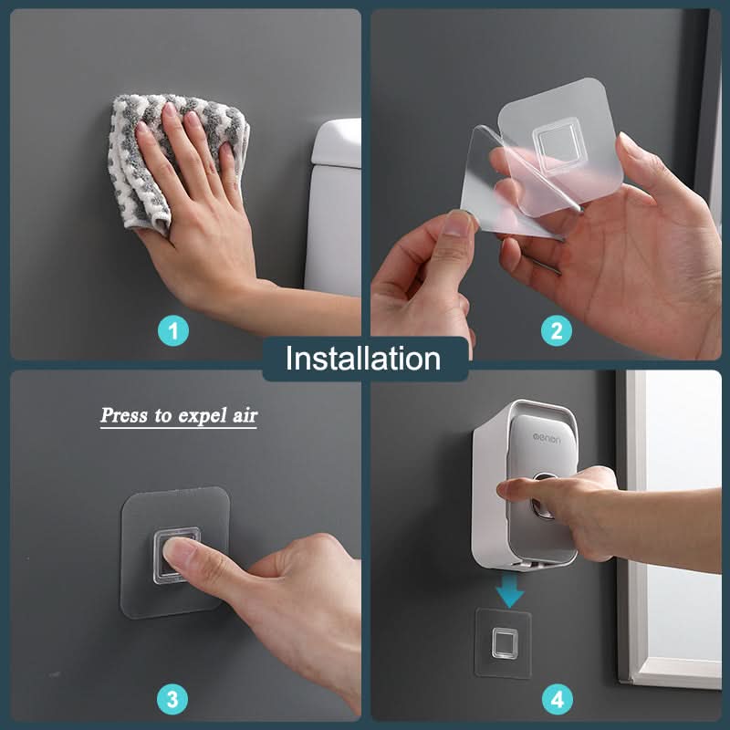 Organize Your Bathroom with the Smart Toothpaste Dispenser