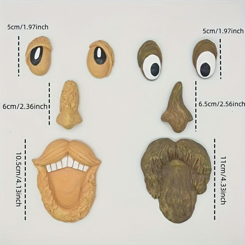 Charming Tree Face Décor to Enliven Your Garden