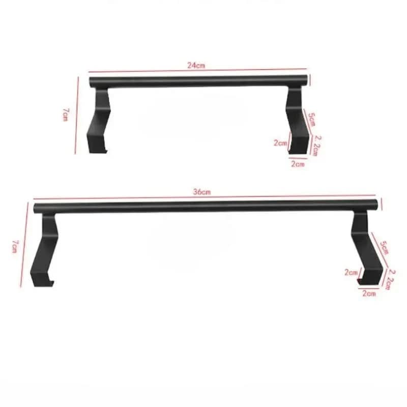 Space-Saving Towel Rack – Stainless Steel Over-Door Solution