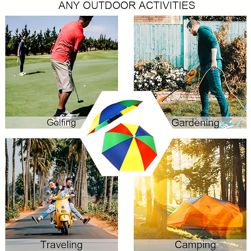 SunGuard - Effortless Hands-Free Umbrella Hat for Outdoor Enjoyment