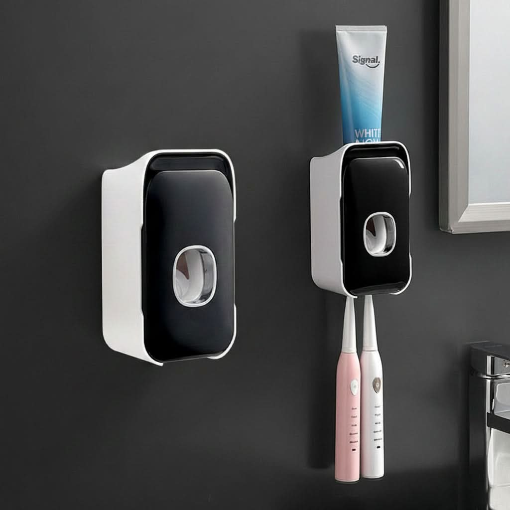 Organize Your Bathroom with the Smart Toothpaste Dispenser