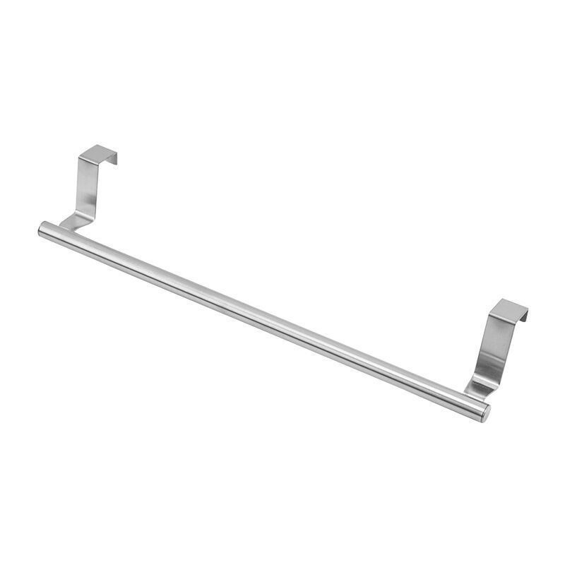 Space-Saving Towel Rack – Stainless Steel Over-Door Solution