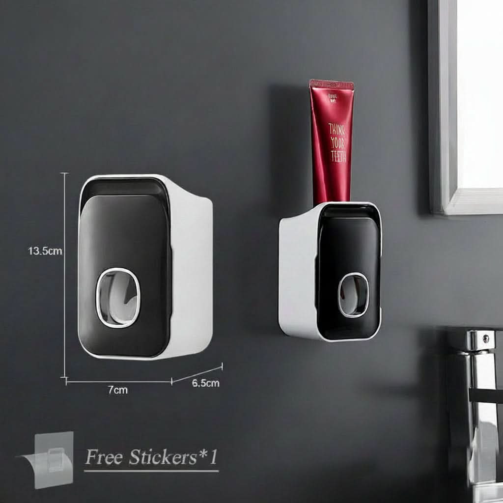 Organize Your Bathroom with the Smart Toothpaste Dispenser