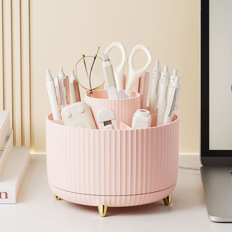 Twirl & Tidy – 360-Degree Rotating Makeup Storage Solution