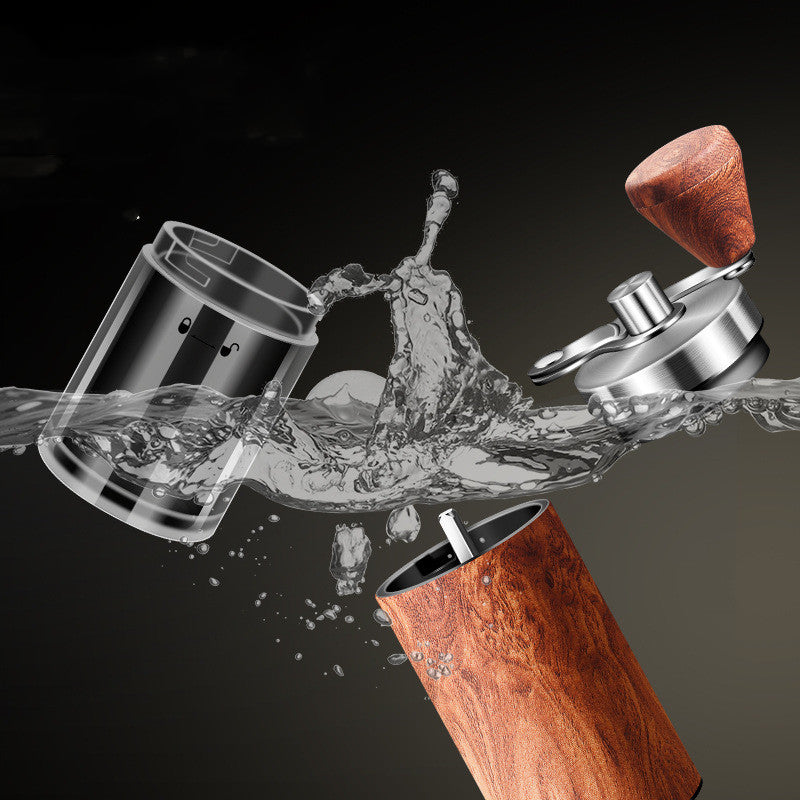 Portable Manual Coffee Grinder with Premium Steel Burrs