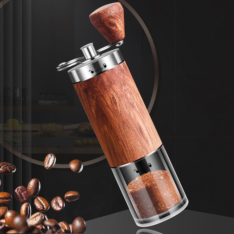 Portable Manual Coffee Grinder with Premium Steel Burrs