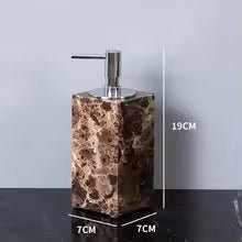 Sophisticated Stone-Inspired Bath Accessory Set for Chic Storage