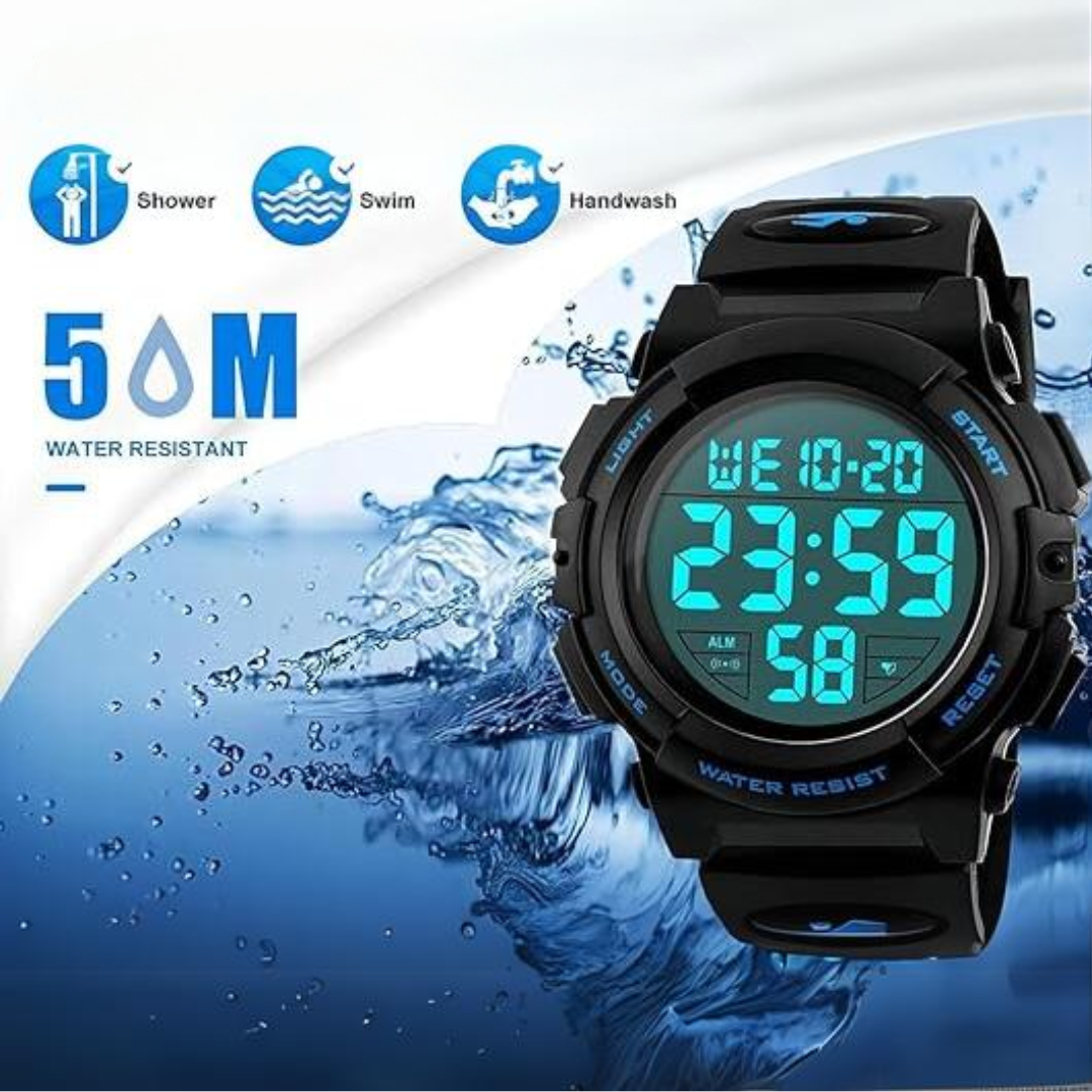 Adventurer Pro | Men's Rugged Waterproof Sports Watch with LED Display