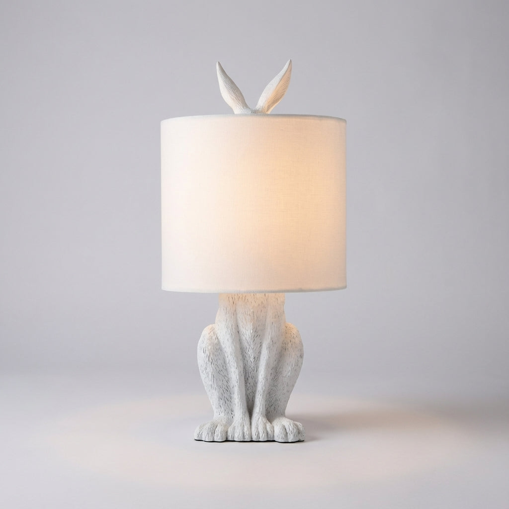 Animal-Themed Accent Lamp with Mask Design