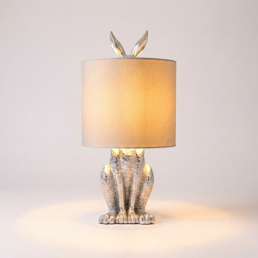 Animal-Themed Accent Lamp with Mask Design