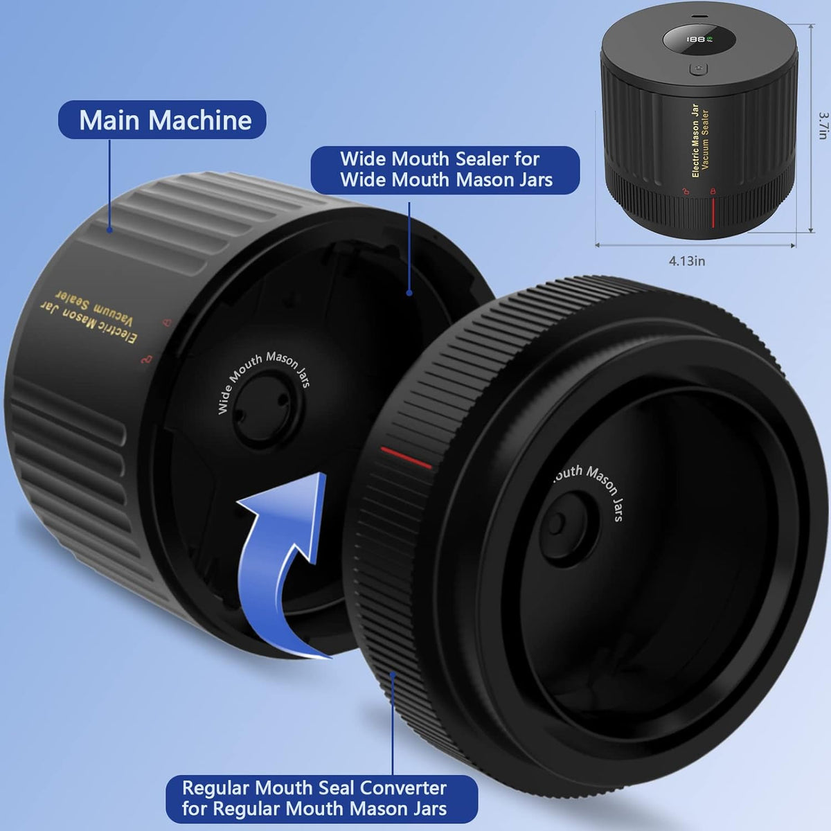 FreshSeal Pro Jar Sealing System | Effortless Vacuum Storage