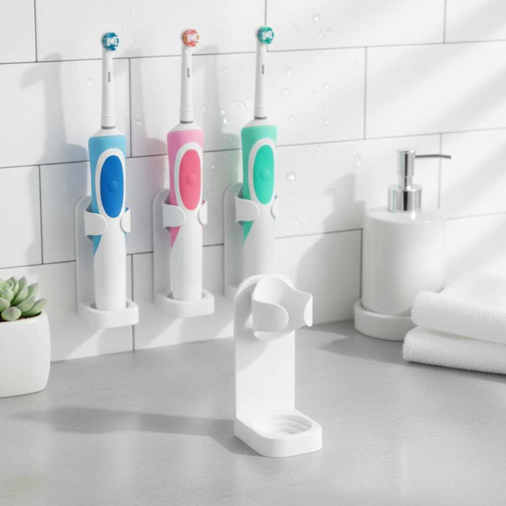 Compact Toothbrush Organizer Set for Space-efficient Storage