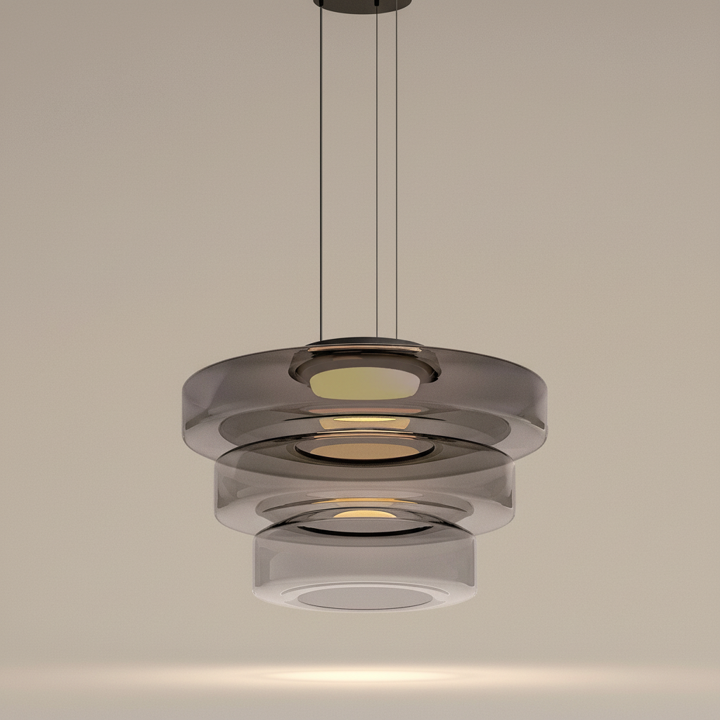 LED Pendant Light with Multi-Level Design