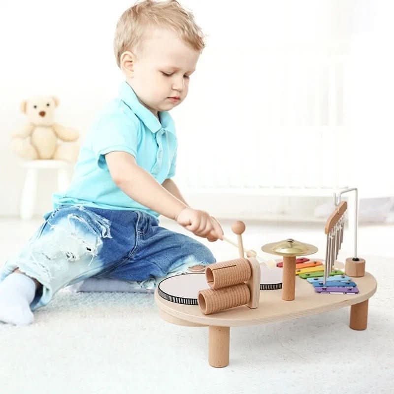 Harmonious Discovery – 8-Piece Wooden Music Instrument Set