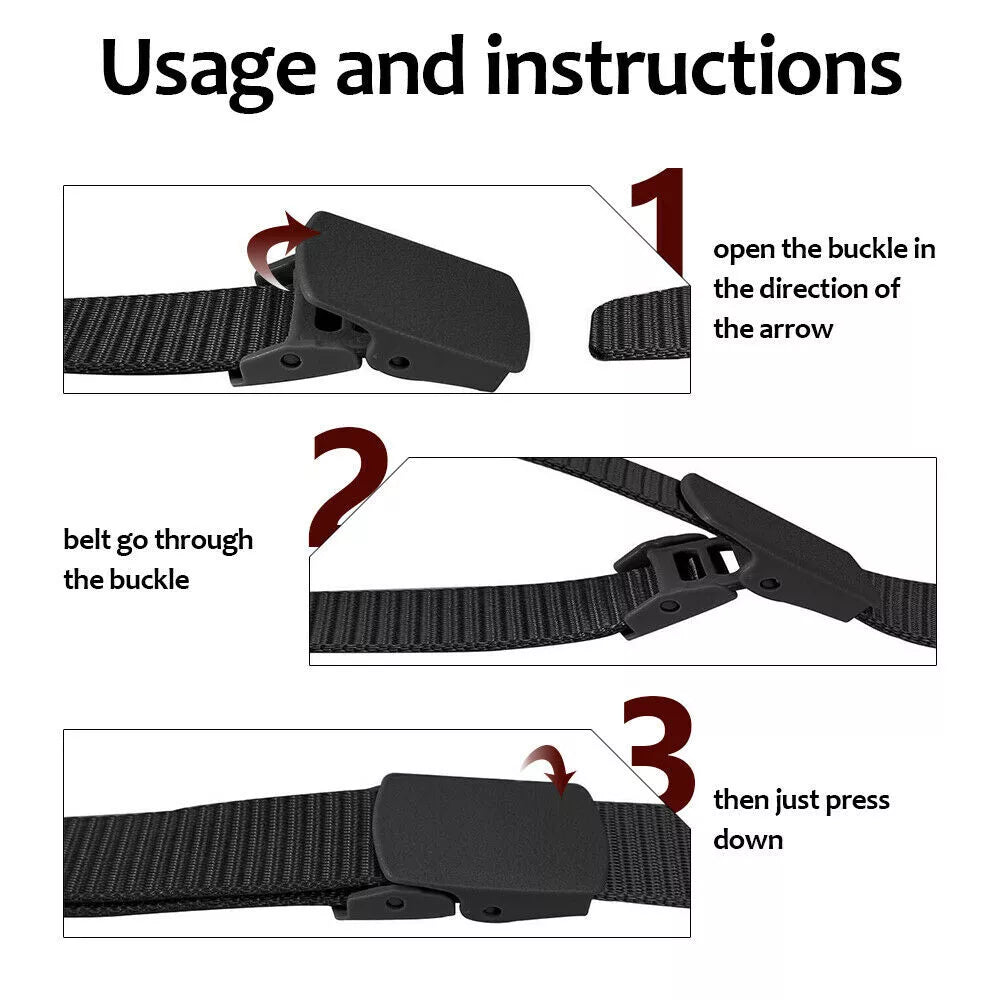 Durable Adjustable Canvas Belts for Outdoor & Tactical Use