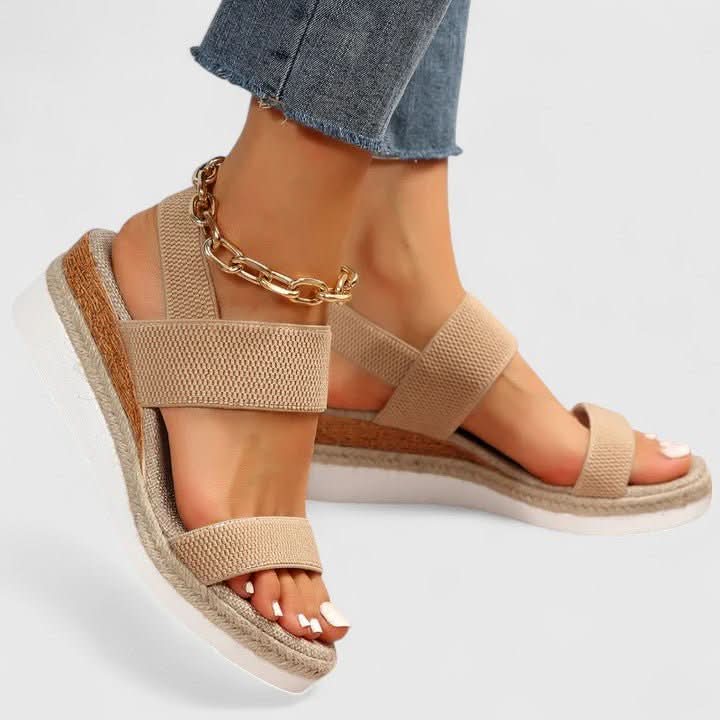 ComfortFit - Supportive Wedge Sandals for Women