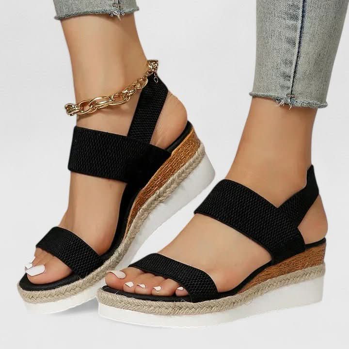 ComfortFit - Supportive Wedge Sandals for Women