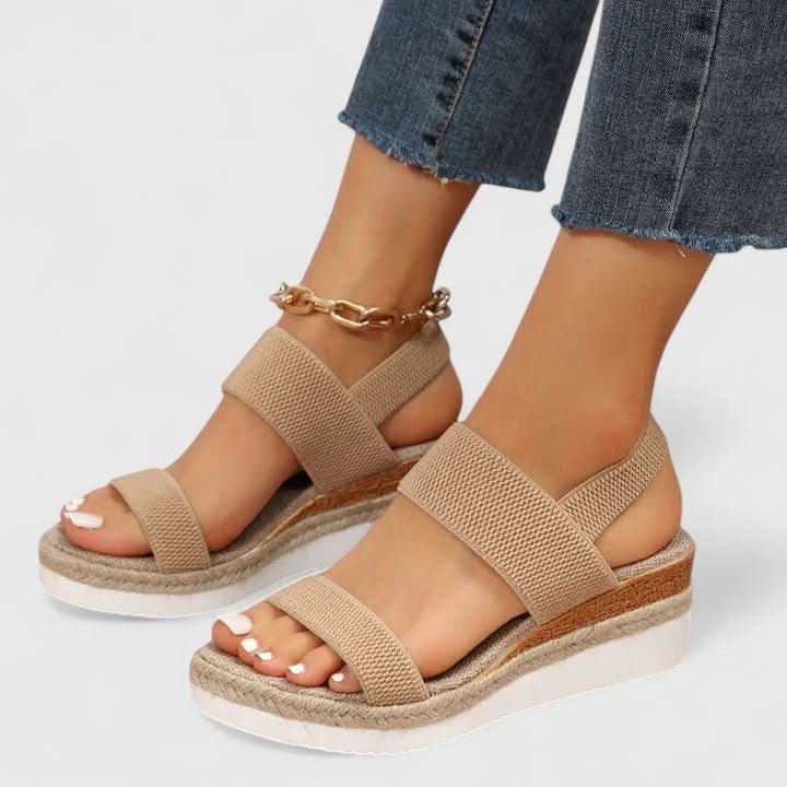 ComfortFit - Supportive Wedge Sandals for Women