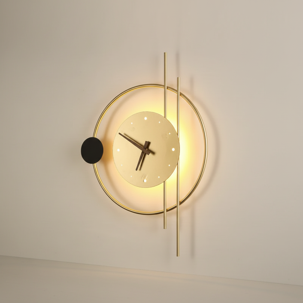 Orbiting Acrylic Wall Lamp - Metal Fixture