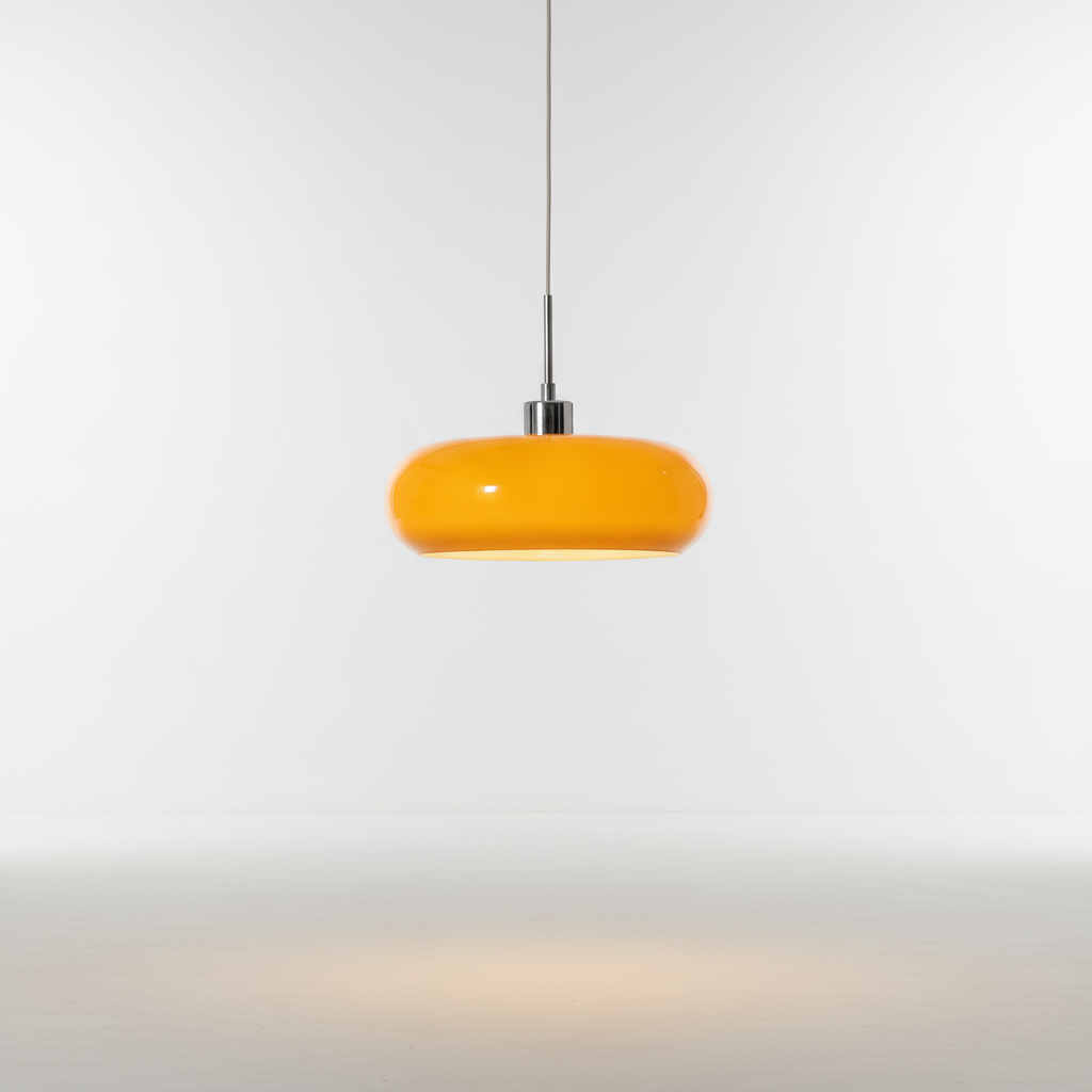 HaloSphere Style Metal and Glass Light Fixture