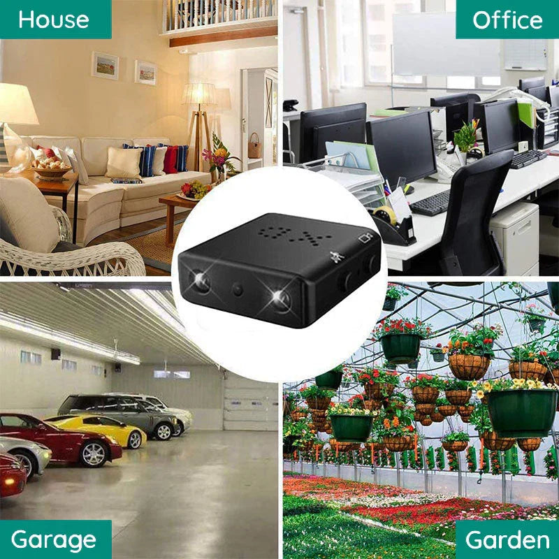 Compact HD Surveillance Camera with Audio & Motion Alerts