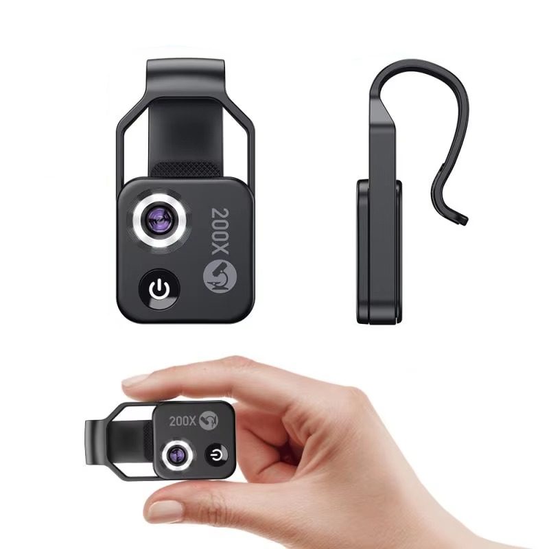 DetailView 200X | Clip-On Smartphone Microscope for Clear Insights