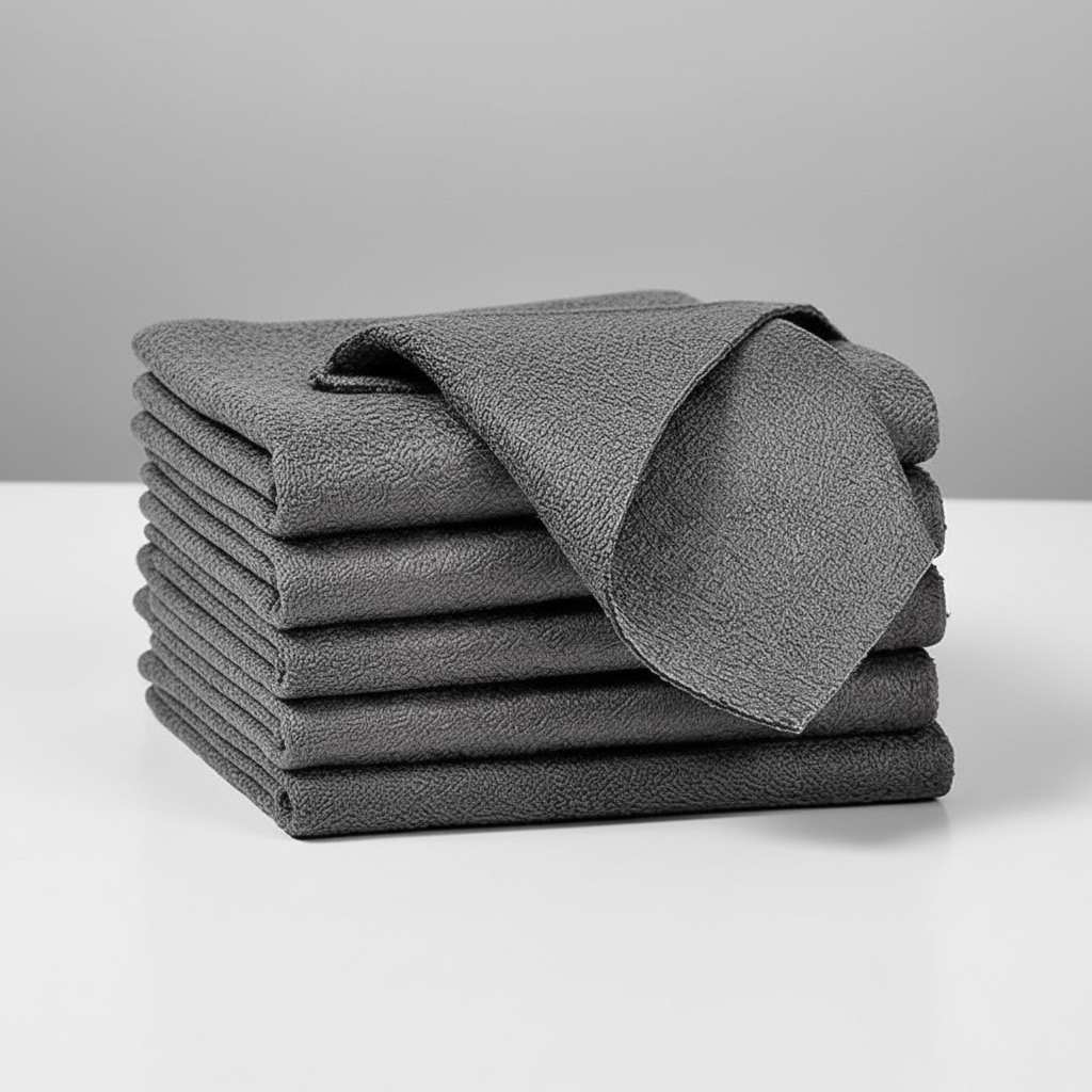 Absorbent Microfiber Dish Cloth for Kitchen Use