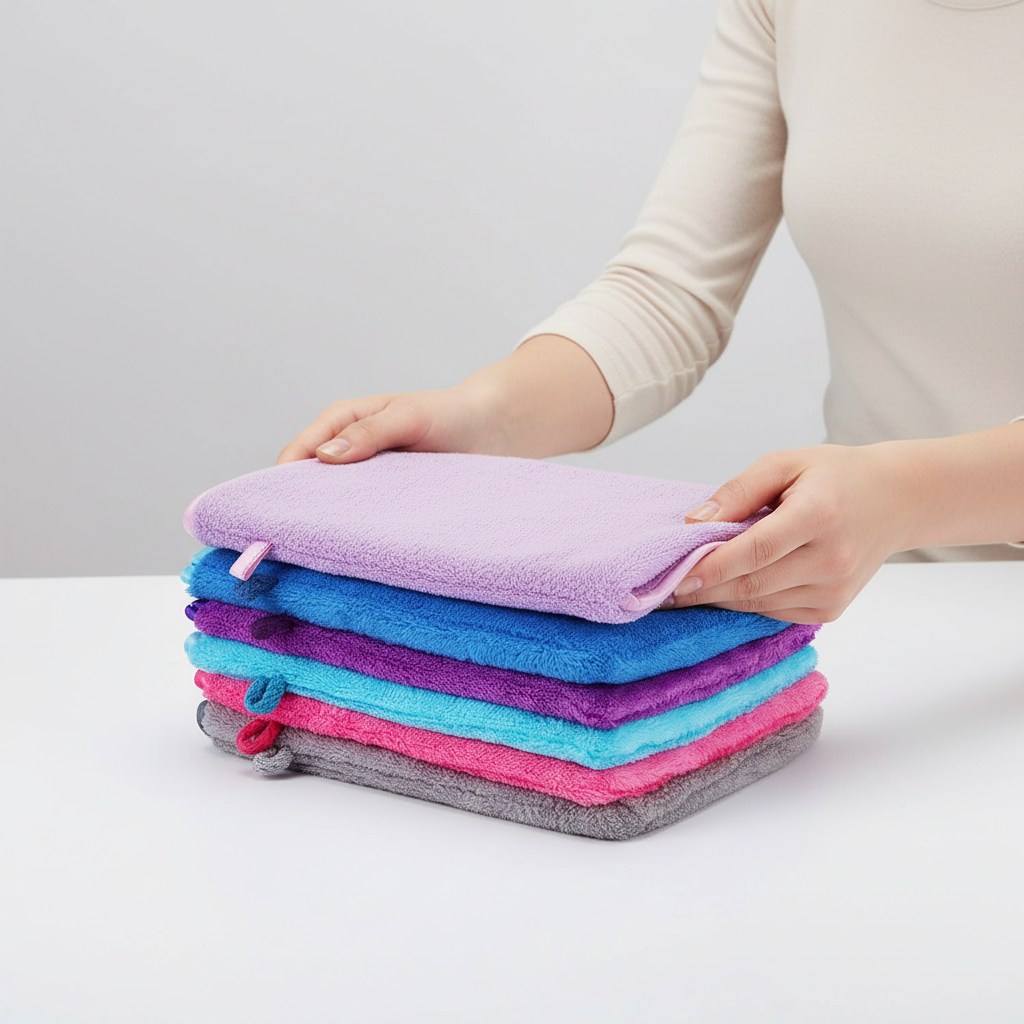 Gentle Cleaning Microfiber Wash Glove