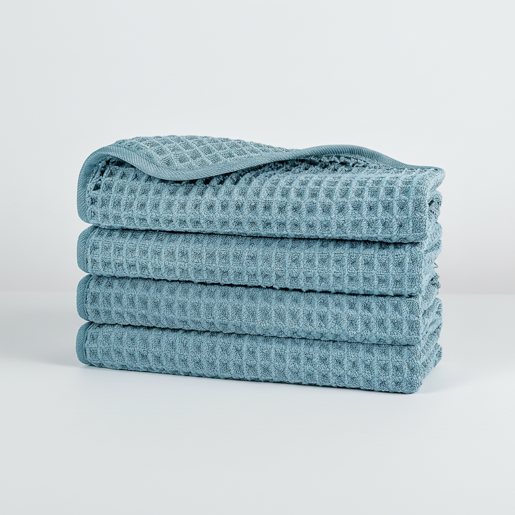 Waffle Weave Microfiber Cleaning Towel