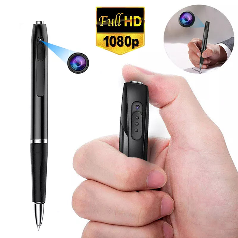 Compact Smart Pen: HD Voice & Video Recorder for Professionals
