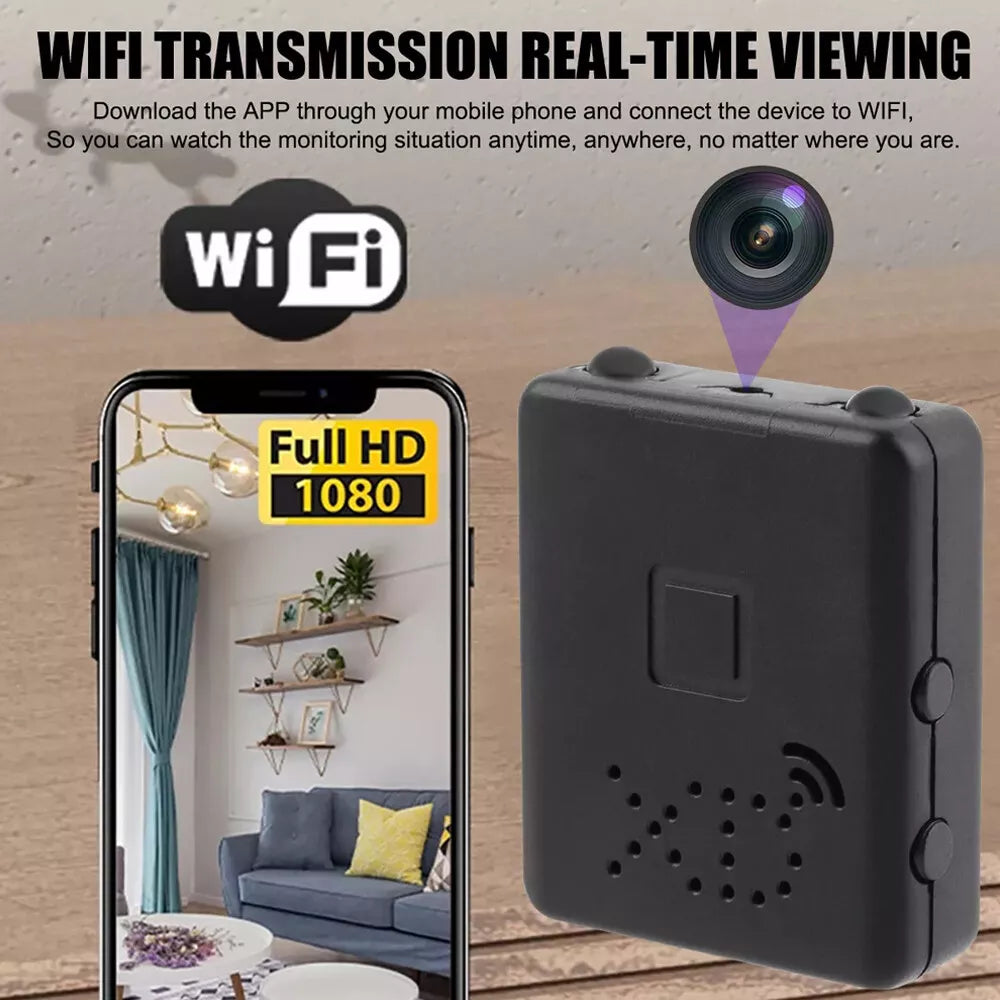 Compact Wi-Fi Surveillance Camera with Audio Recording