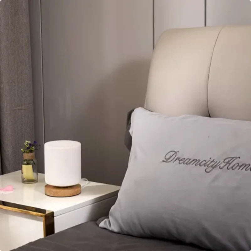 Stylish 360° Glass Lamp - Perfect for Nightstands