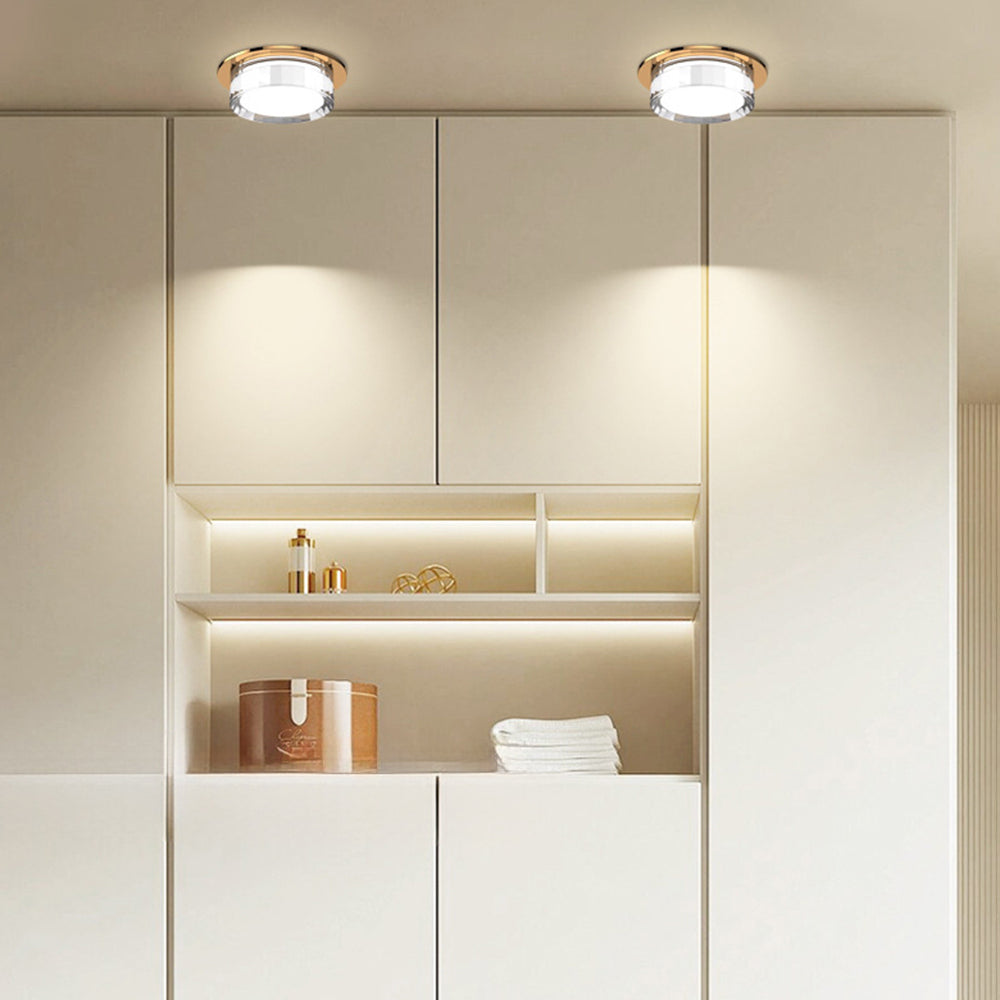 Sleek Compact Ceiling Fixture, LED Ready, 7W Maximum Power