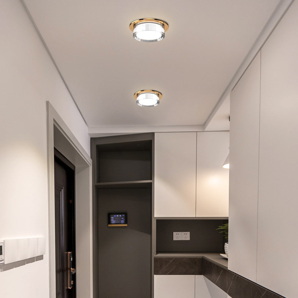 Sleek Compact Ceiling Fixture, LED Ready, 7W Maximum Power