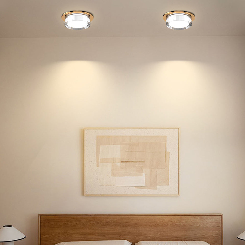 Sleek Compact Ceiling Fixture, LED Ready, 7W Maximum Power