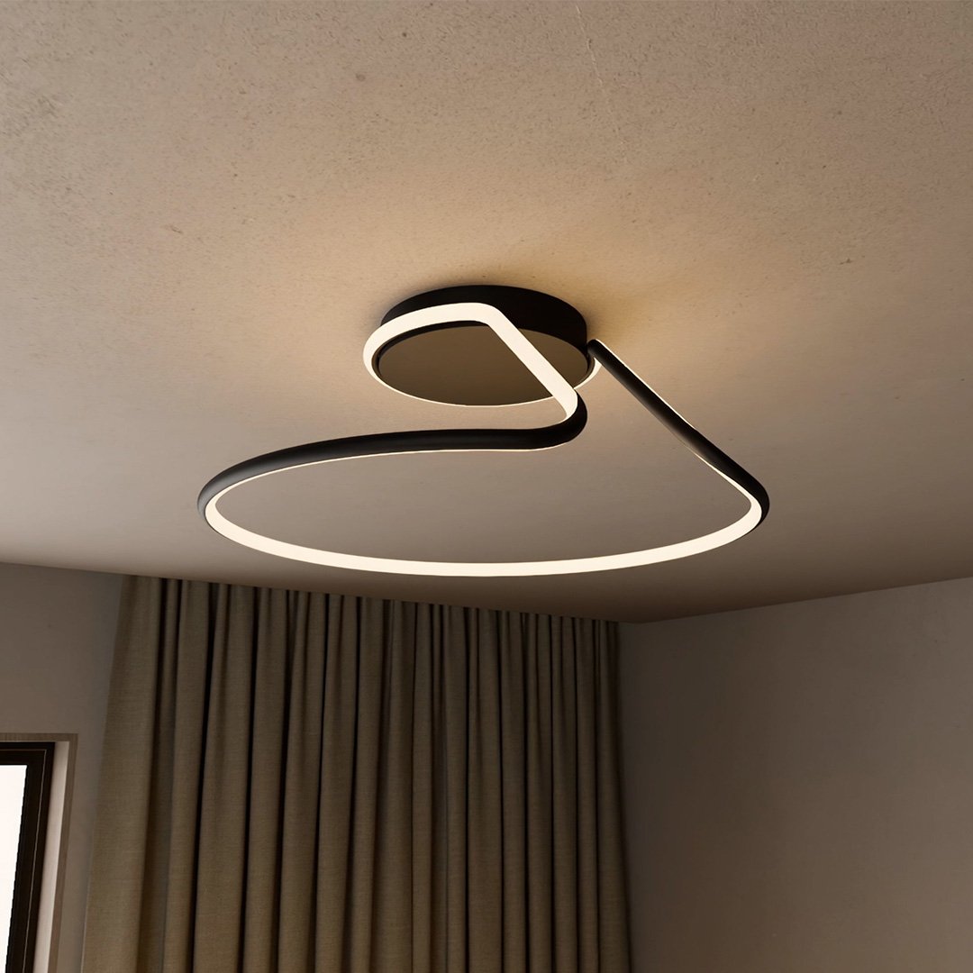 Contemporary Ceiling Light Fixture - Simple Design