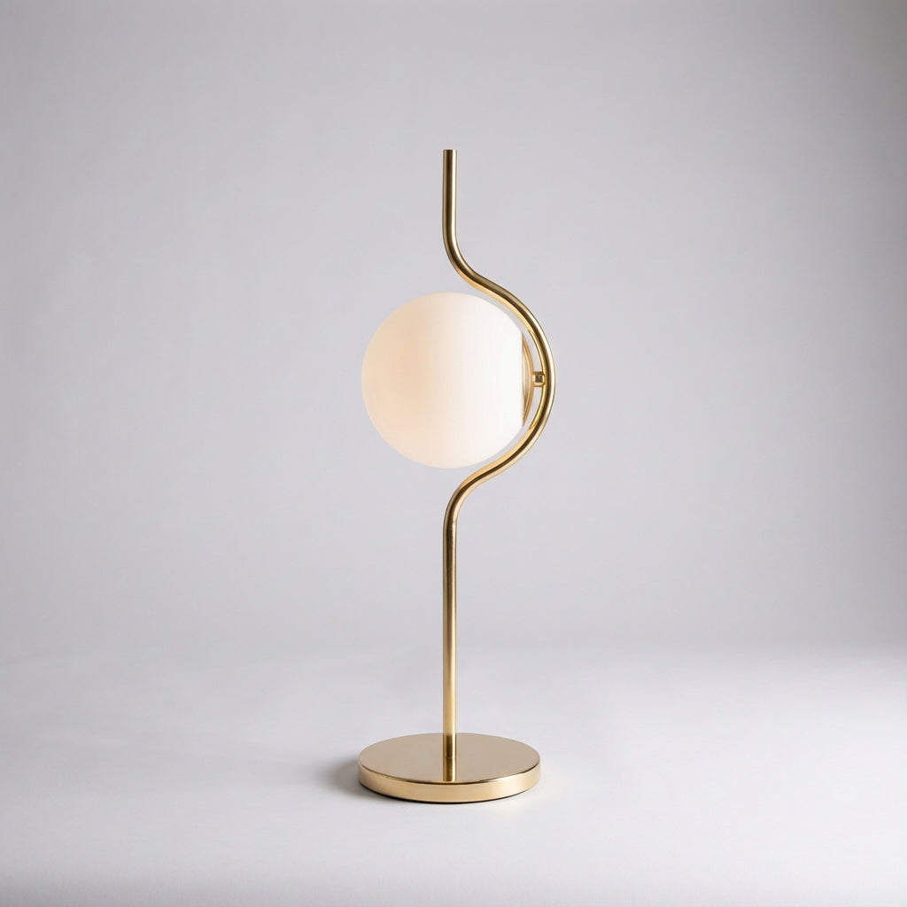Sculptural Minimalist Table Lamp