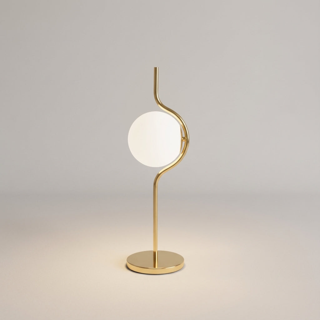 Sculptural Minimalist Table Lamp
